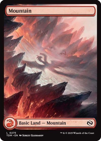Mountain 0275 Tarkir: Dragonstorm Magic card