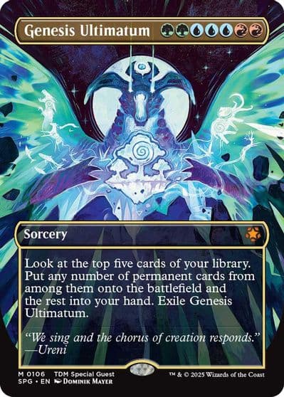 Genesis Ultimatum Borderless Special Guests Magic card