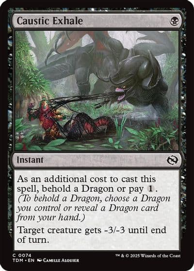 Caustic Exhale Tarkir: Dragonstorm Magic card