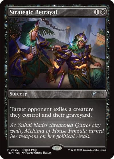 Strategic Betrayal Promo Pack: Tarkir: Dragonstorm Magic card