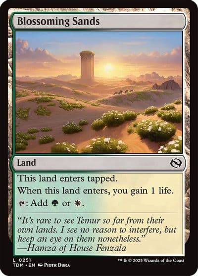 Blossoming Sands Tarkir: Dragonstorm Magic card