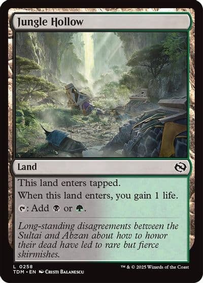 Jungle Hollow Tarkir: Dragonstorm Magic card
