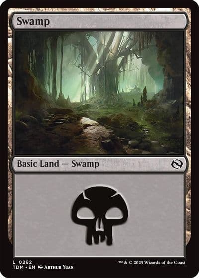 Swamp 0282 Tarkir: Dragonstorm Magic card