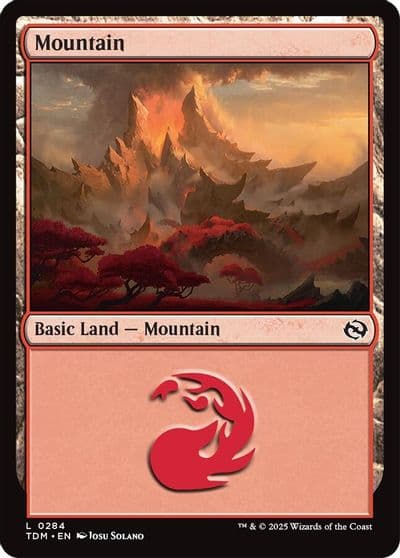 Mountain 0284 Tarkir: Dragonstorm Magic card