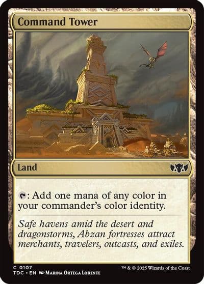 Command Tower Commander: Tarkir: Dragonstorm Magic card