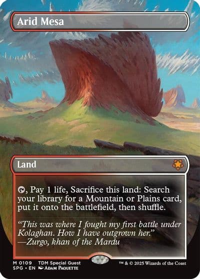 Arid Mesa Borderless Special Guests Magic card