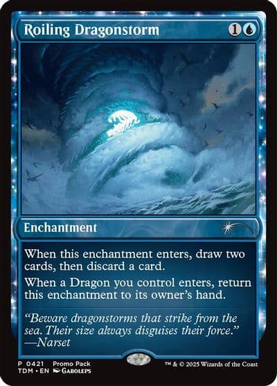 Roiling Dragonstorm Promo Pack: Tarkir: Dragonstorm Magic card