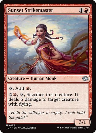 Sunset Strikemaster Tarkir: Dragonstorm Magic card