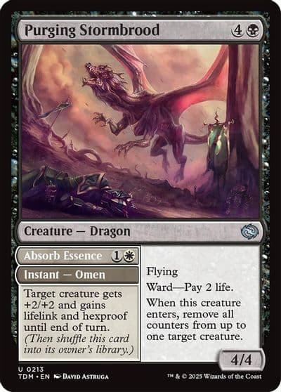 Purging Stormbrood Tarkir: Dragonstorm Magic card