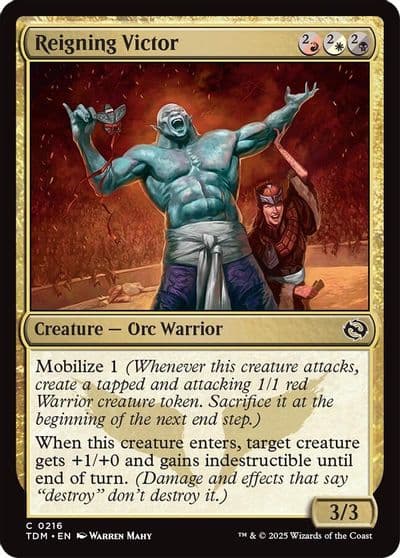Reigning Victor Tarkir: Dragonstorm Magic card