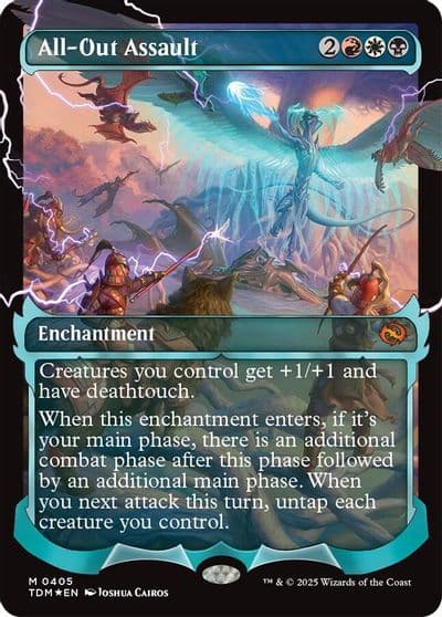 All Out Assault Showcase Tarkir: Dragonstorm Magic card