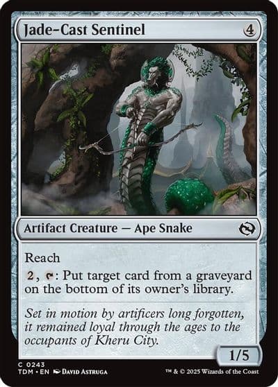 Jade Cast Sentinel Tarkir: Dragonstorm Magic card