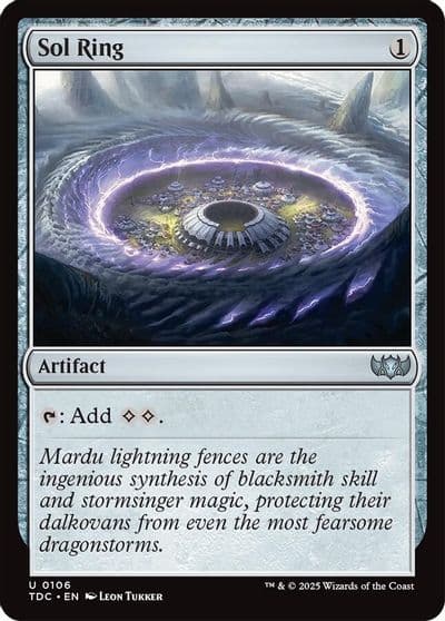 Sol Ring Commander: Tarkir: Dragonstorm Magic card