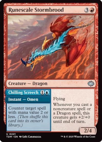 Runescale Stormbrood Tarkir: Dragonstorm Magic card