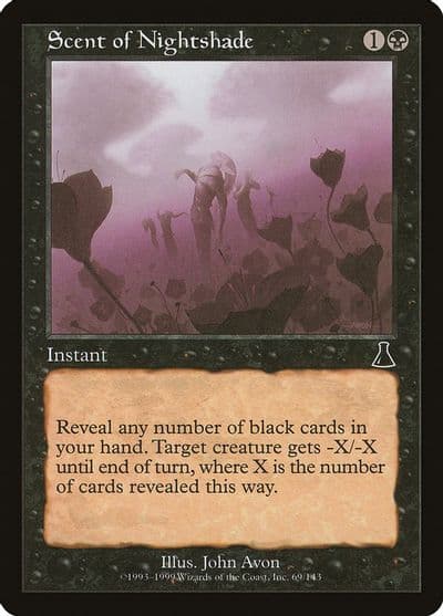 Scent of Nightshade Urza's Destiny Magic card