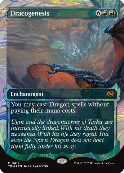 Dracogenesis 0412 Showcase Halo Foil Tarkir: Dragonstorm Magic card