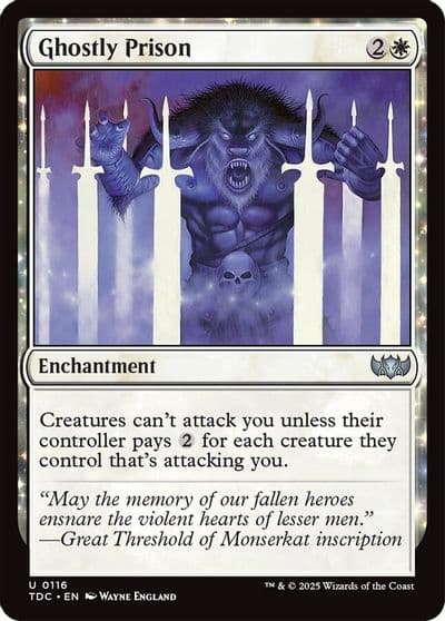 Ghostly Prison Commander: Tarkir: Dragonstorm Magic card