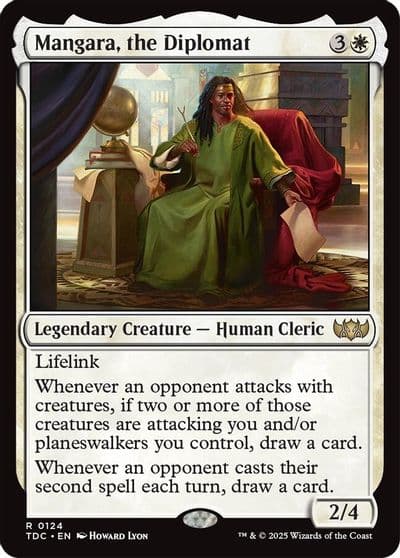 Mangara the Diplomat Commander: Tarkir: Dragonstorm Magic card