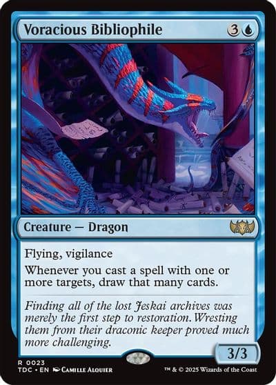 Voracious Bibliophile Commander: Tarkir: Dragonstorm Magic card