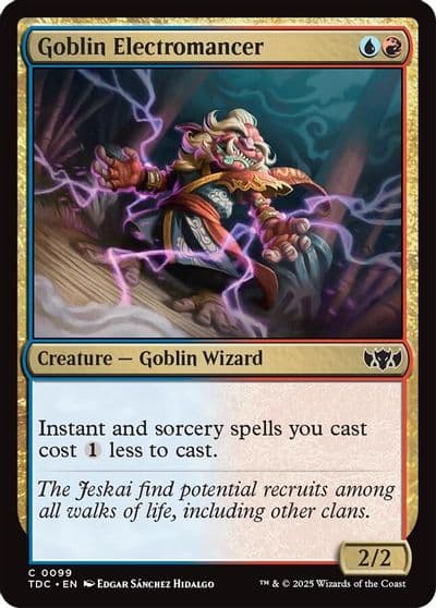 Goblin Electromancer Commander: Tarkir: Dragonstorm Magic card
