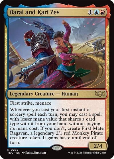 Baral and Kari Zev Commander: Tarkir: Dragonstorm Magic card