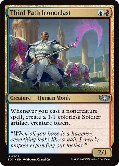 Third Path Iconoclast Commander: Tarkir: Dragonstorm Magic card