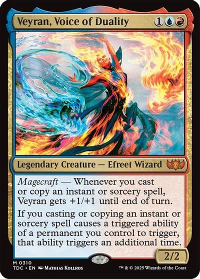 Veyran Voice of Duality Commander: Tarkir: Dragonstorm Magic card