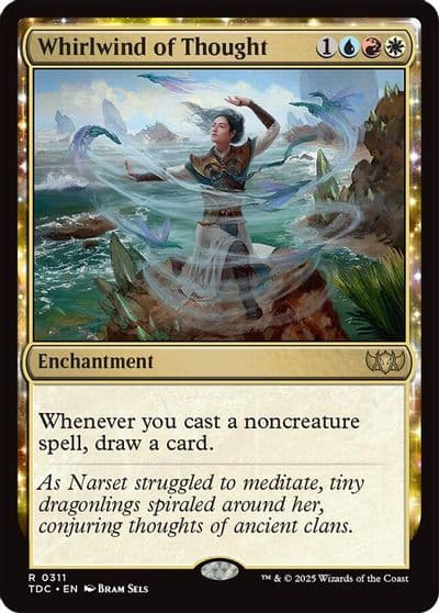 Whirlwind of Thought Commander: Tarkir: Dragonstorm Magic card