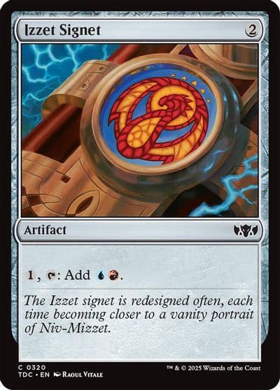Izzet Signet Commander: Tarkir: Dragonstorm Magic card