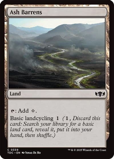 Ash Barrens Commander: Tarkir: Dragonstorm Magic card