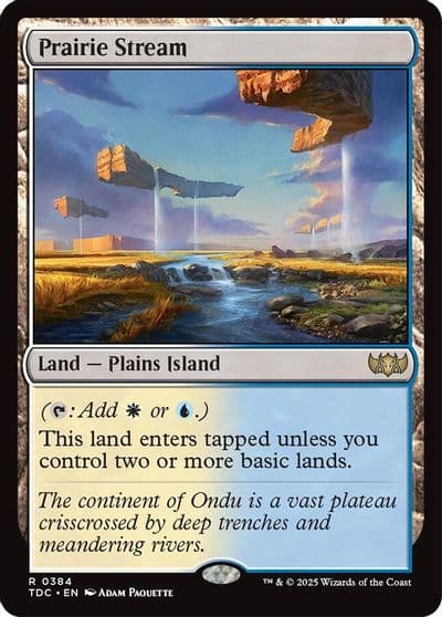 Prairie Stream Commander: Tarkir: Dragonstorm Magic card