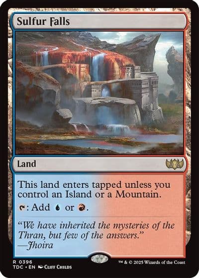 Sulfur Falls Commander: Tarkir: Dragonstorm Magic card