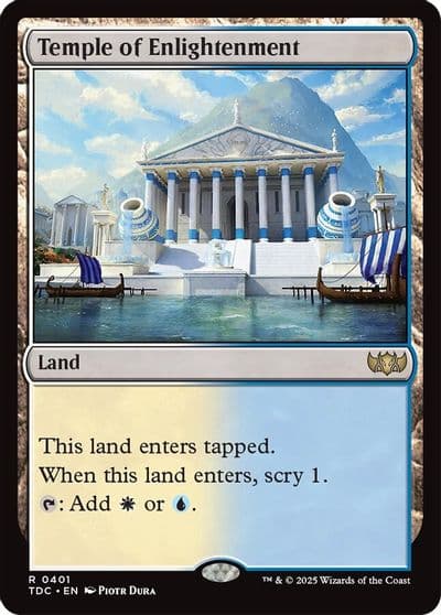 Temple of Enlightenment Commander: Tarkir: Dragonstorm Magic card