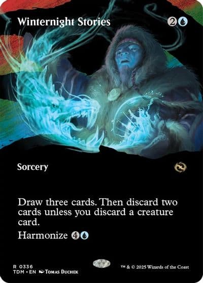 Winternight Stories Borderless Tarkir: Dragonstorm Magic card
