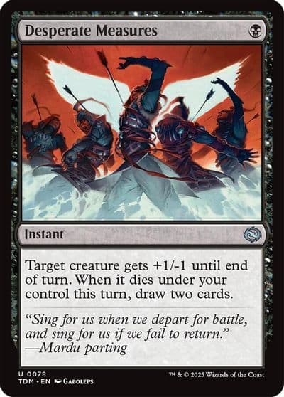 Desperate Measures Tarkir: Dragonstorm Magic card