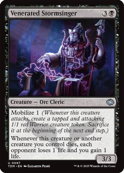 Venerated Stormsinger Tarkir: Dragonstorm Magic card
