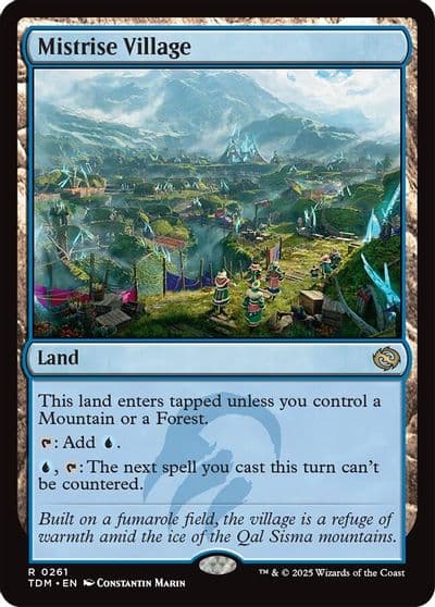 Mistrise Village Tarkir: Dragonstorm Magic card