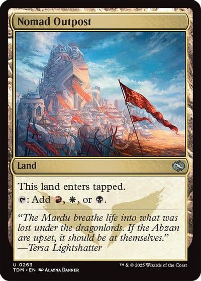 Nomad Outpost Tarkir: Dragonstorm Magic card