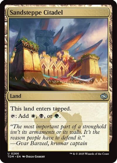 Sandsteppe Citadel Tarkir: Dragonstorm Magic card