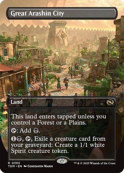 Great Arashin City Borderless Tarkir: Dragonstorm Magic card