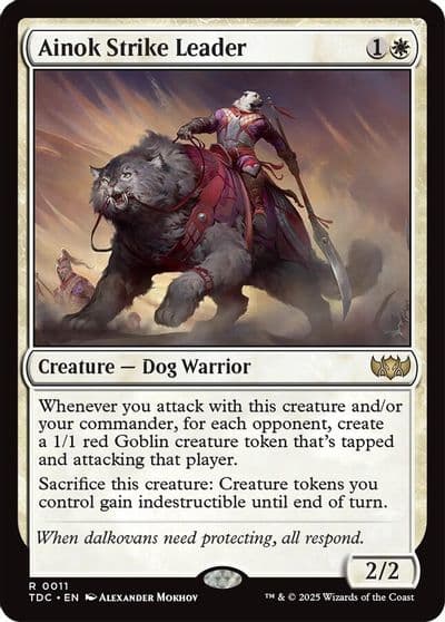 Ainok Strike Leader Commander: Tarkir: Dragonstorm Magic card