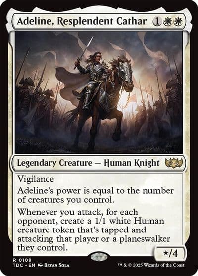Adeline Resplendent Cathar Commander: Tarkir: Dragonstorm Magic card