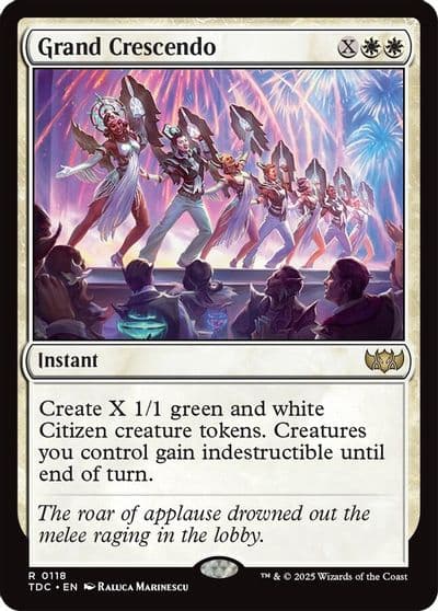 Grand Crescendo Commander: Tarkir: Dragonstorm Magic card