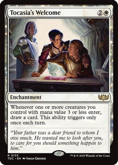 Tocasias Welcome Commander: Tarkir: Dragonstorm Magic card