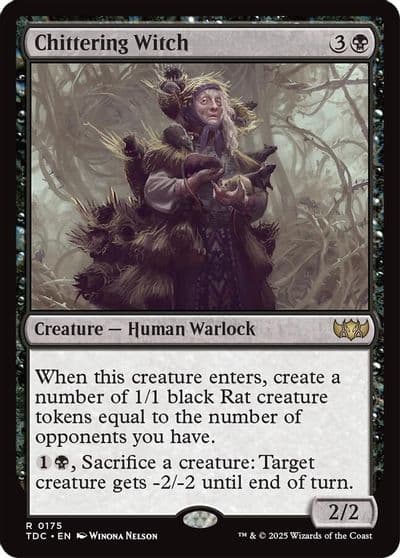 Chittering Witch Commander: Tarkir: Dragonstorm Magic card