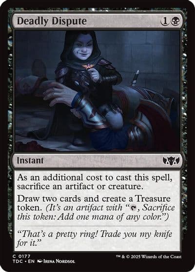 Deadly Dispute Commander: Tarkir: Dragonstorm Magic card