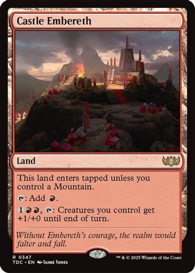 Castle Embereth Commander: Tarkir: Dragonstorm Magic card