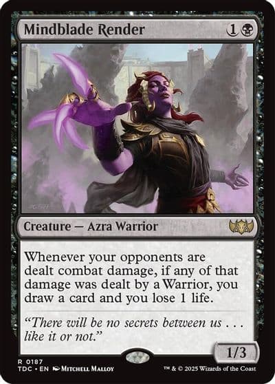 Mindblade Render Commander: Tarkir: Dragonstorm Magic card