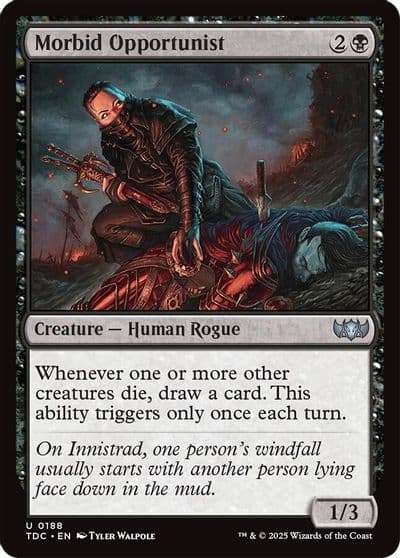 Morbid Opportunist Commander: Tarkir: Dragonstorm Magic card