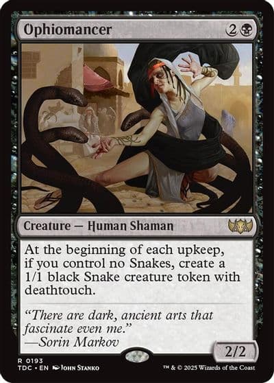 Ophiomancer Commander: Tarkir: Dragonstorm Magic card